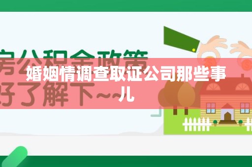 绩溪婚姻情调查取证公司那些事儿