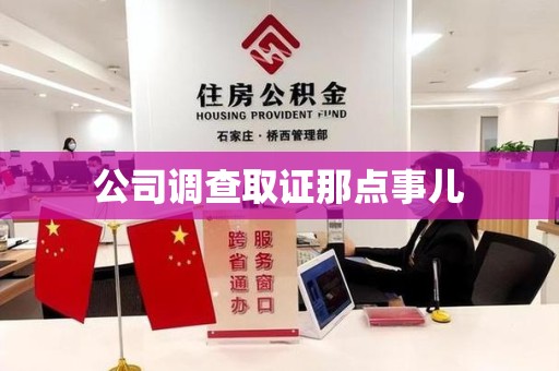 绩溪公司调查取证那点事儿