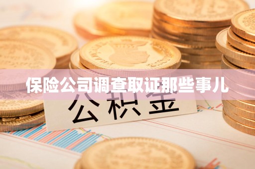 绩溪保险公司调查取证那些事儿