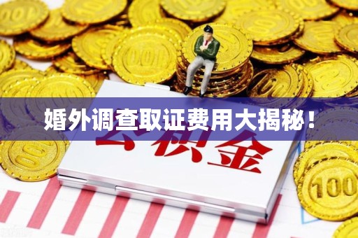 绩溪婚外调查取证费用大揭秘！