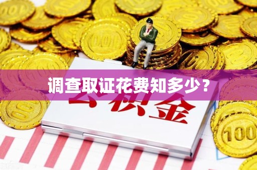 绩溪调查取证花费知多少？
