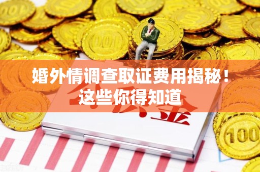 绩溪婚外情调查取证费用揭秘！这些你得知道